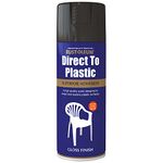 Rust-Oleum AE0030002E8 400ml Direct to Plastic Spray Paint- Black