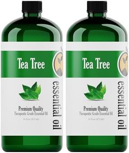 2 Pack - Bulk Size Tea Tree Essential Oil (32 Ounce Bottle) - Therapeutic Grade Essential Oil - 2 Pack of 32oz