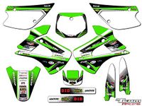 Team Racing Graphics kit compatible with Kawasaki 2001-2013 KX 85/100, ANALOG Complete Kit