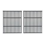 BBQSAVIOR PG57 Cast Iron BBQ Grates for Broil King Signet 20, 70, 90, 320 (2007 and Newer), Broil Mate, Huntington Replacement Parts 11228 Cooking Grates Grids 15 inch x 12 3/4 inch, 2-Pack