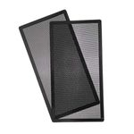 280mm 140mm x 2 PC Fan Dust Mesh Filter Magnetic Frame PVC Computer PC Case Fan Dust Proof Filter Cover Grills Black 2-Pack