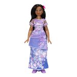 Disney Encanto Isabela Fashion Doll, 10 / 26 cm Tall Doll Includes Isabela’s Dress, Shoes, Flower Hair Clip and Long Flowing Hair For Added Play, Perfect For Ages 3+