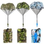 Army Parachute Toys for Kids, 3PCS Hand Throwing Army Men Toys，Outdoor Flying Toy for Boys and Girls Gifts,Creative Craft Toy for Children and Adults，Easter Basket Stuffers