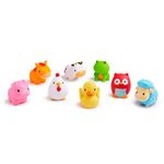 Munchkin Farm Animal Squirts Baby Bath Toy, 8 Pack