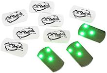 MVP Disc Golf Flat LED Tri-lite Disc Golf Lights (Pack of 10) (Green)