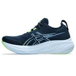 ASICS Men's Gel-Nimbus 26 Running Shoes, 8, French Blue/Electric Lime