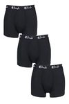 Pringle Mens 95% Modal Boxer Trunks Pack of 3 Black Large