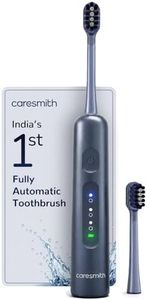 Caresmith SPARK Vibrasonic Electric Toothbrush for Men & Women | Sonic Electric Brush with 2 Brush Heads | 5 Cleaning Modes for Deep Cleaning| Rechargeable Toothbrush with Long Battery Life for Adult