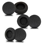 Ear Cushions for Plantronics Headset, Headphone Covers Foam Replacement Ear Pads for Plantronics Blackwire 3210 3220 3320 C3225 HW261N HW510 HW520 Jabra PRO 920 930 9450 Biz 2300 2400 (6 Pack)