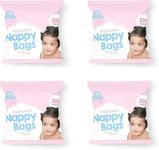 ASMGOLD - Premium Fragranced Nappy Disposable Bags (4x200) - 800 Bags (Toddler Essentials, Diaper Disposal Bags, Waste Sacks for Home & Travel) (Standard)