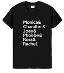 Fellow Friends - TV Show Cast Line Up T-Shirt Unisex Medium Black