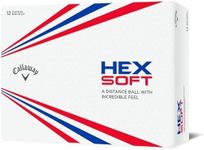 Callaway Golf Hex Soft Golf Balls 2019, White, One Dozen