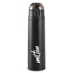 Milton New Crown 900 Thermosteel Hot or Cold Water Bottle, 750 ml, Black