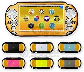 Szjay ® Metal Aluminum Metallic Protection Hard Case Cover for Playstation Ps Vita 2000 Slim (Gold)