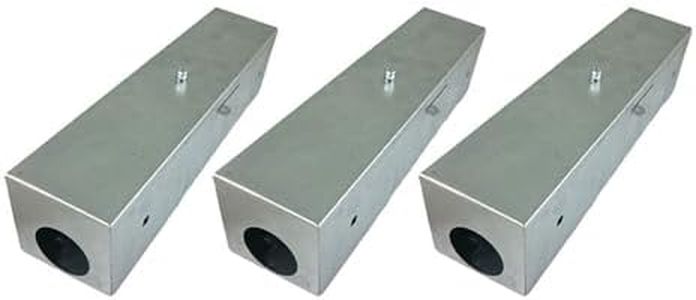 F & R Köderstation 3 Stück, Köderbox aus Verzinktem Metall, Kinder- und Haustiersichere Rattenbox, 3X Rattenfalle für Garten & Haus, Mittel zur Bekämpfung von Ratten & Mäusen, Rattenabwehr