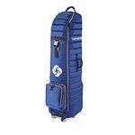 Samsonite Quilted Golf Travel Cover with Spinner Wheels and Detachable Shoe Bag, Navy