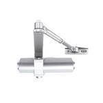 Dorset Door Closer for Wooden Door - Hydraulic Door Closer for Residential/Commercial use | Ideal for Left or Right Handed Doors Weight up to 80 Kg - Door Closer for Home & Office, Silver | DC80PDC