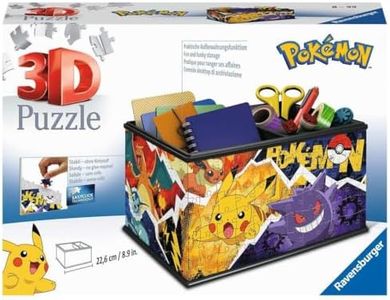 Ravensburger - Puzzle 3D, Storage Box Pokémon, per Adulti e Bambini 8+ Anni, Idea Regalo, 216 Pezzi