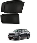 Auto Addict Car Window Sunshades Non Magnetic Sun Shades Fix Type for KIA SONET