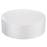 MECCANIXITY Round Foam Cake Dummy 4 Inch x 12 Inch Circle Dummy Cake Set for Wedding Cakes, Birthday Cakes, Crafts, and Window Displays