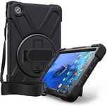 Case compatible with Lenovo Smart Tab M8 Gen 3 FHD/HD 2022/2020/2019 | TB-8505F / TB-8505X / TB-8505FS | Herize Rugged Protective Heavy Duty Kids Cover w/Stand/Hand/Shoulder Strap for Tablet M8.0 Inch