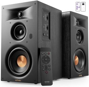 ULTIMEA 3-Way Powered Bookshelf Speakers, Bluetooth 6.0, BS-3