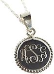 Nautical Rope Monogram Necklace - S