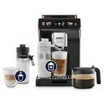 De'Longhi Eletta Explore ECAM452.57.G, Barista Coffee Machine with Milk Frothing Nozzle, Espresso Machine, Coffee Bean Machine, Automatica Coffee Machine with LatteCrema System, Dark Grey