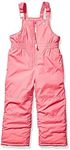 Carter's Girls' Toddler Snow Bib Ski Pants Snowsuit, Rosalie Pink, 4T