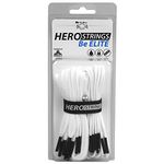 East Coast Dyes (1-Pack) Lacrosse HeroStrings Pro Stringing Kit White HM-Strings-Wht-1P