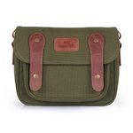 MegaGear Sequoia Canvas Bag Compatible with Canon, Nikon, Sony SLR/DSLR Mirrorless Cameras, Khaki Green, MG1974