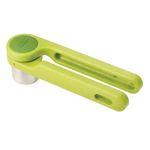 Joseph Joseph Helix Garlic Press, easy crush action, dishwasher safe - Green, 24