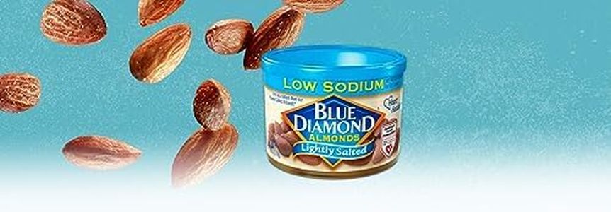 Blue Diamond Almonds, Lightly Salted, Low Sodium, 6 Ounce