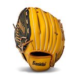 Franklin Sports Baseball and Softball Glove - Field Master - Baseball and Softball Mitt , 13" - Modified Trapeze Web , Tan