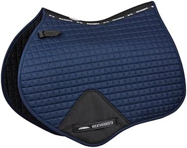 WeatherBeeta Prime Jump Shaped Saddle Pad, Navy, Full