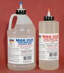 MAX CLR A/B Epoxy Resin System - 3/4 Gallon Kit - Food Safe, FDA Compliant Coating, Crystal Clear, Stain Resistant, Countertop and Tabletop Coatings, Wood Coatings, Fiberglassing Resin