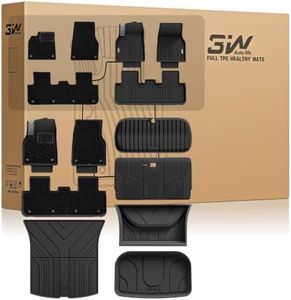 3W Tesla Model Y Juniper 5 Seat 2025 2026 10PCS Floor Mats Not for Standard