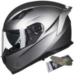 ILM Snowmobile Motorcycle Helmets Full Face with Anti-Fog Pinlock for Cascos para Motos Mens Women Heated Shield Optional DOT Model-129