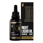 The Beard Struggle Night Liquid Elixir Beard Oil - Gold Collection - Valhalla's Gates - Beard Oil for Men - Natural Blend for Softens, Moisturizing, & Healthier Beard Growth (30 ml)