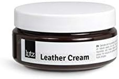 Lutz Crema per Pelle, Crema per Rinnovare la Pelle, Giacche e Altro con la Crema per Pelle in Diverse Colorazioni 100 ml (3.38 FL. Oz), Fatta in Europa (106 - Marrone Scuro)