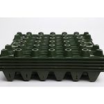 TILLAGE- Plastic Egg Trays for Storage with 30 Eggs Holder, Egg Carry for Refrigerator, Incubator, Poultry Egg Tray(pack of 5 pcs) Green.