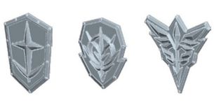 Bandai Hobby - Builders Parts HD - MS Emblem Relief 01