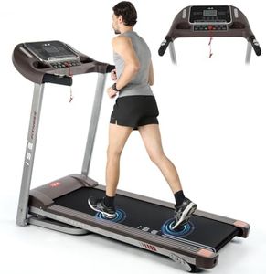 ISE Tapis de Course Electrique, Tapis de Marche Electrique Professionnel, Tapis de Course Inclinable 14 KM/H, Tapis de Course Motorise 2HP/Écran LCD/12 Programmes, Tapis Course Pliable Maison/Bureau