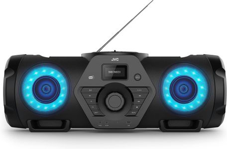 JVC RV-NB300DAB Boombox – Portable Bluetooth Speaker, Black