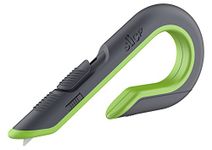 Slice 10503 Auto Retractable Box Cutter Work Knife | Ceramic Blade Stays Out When In Use - Reduces Accidents And Last Up To 11x Longer Than Steel