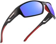 PUKCLAR Polarized Sports Sunglasses for Men Women Driving Sunglasses Cycling Running Fishing Goggles Frame