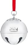 Klikel Christmas Bell Ornament 2024 - Sleigh Bell Christmas Ornament 2024 - Christmas Holy Ball 2024 Ornament - Bell Ornament for Christmas Tree - Sleigh Bell Engraved 2024-9th Annual Edition