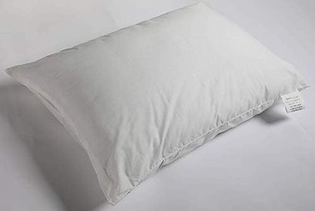 Adam Home Kids 100% Combed Cotton Anti-Allergy Baby Cot Pillow (White, 36 x 58CM) Soft Hollow Fiber Filling Pillow Warm & Cozy Junior Toddler Pillow for Toddlers Bedding Extra Filled for Better Sleep