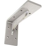 2"W x 6"D x 3 3/4"H Embrey Steel Bracket, Stainless Steel