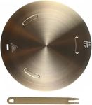 Induction Adapter Plate, NISPOTDOR Stove Heat Diffuser Simmer Plate for Gas Stove, Diffuser Plate Induction Converter Disk with Detachable Handle for Kitchen Cooktop 20cm